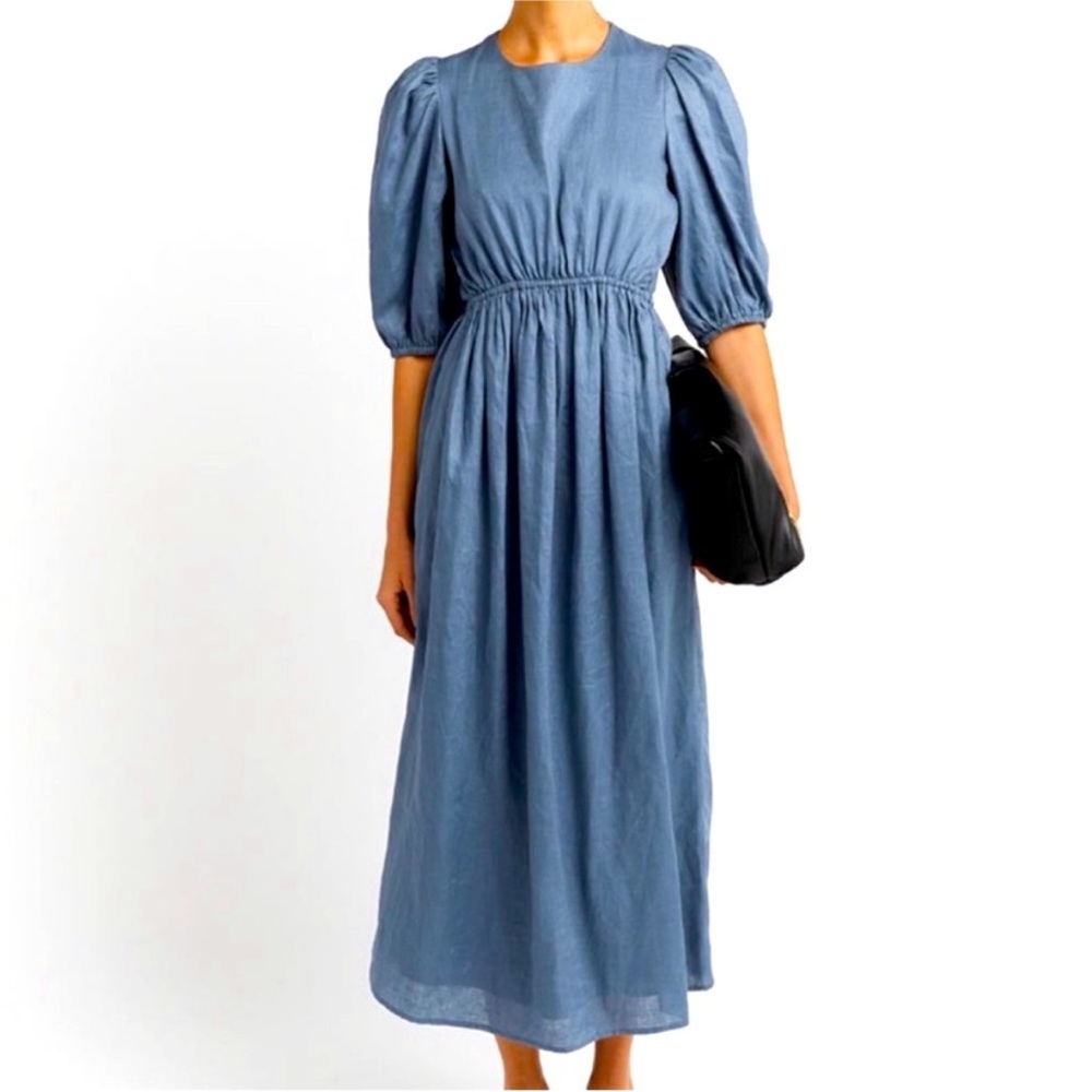 Dissh CLAUDIA STEEL LINEN MIDI - Sz 2